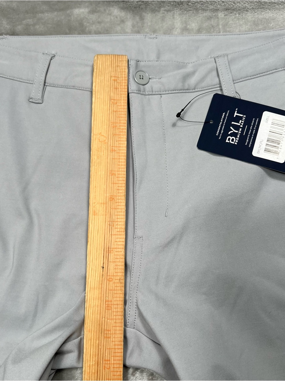 NWT BYLT Everyday Pant 2.0 Mens L (33x30) Gray Stretch Performance Trousers - Picture 7 of 8